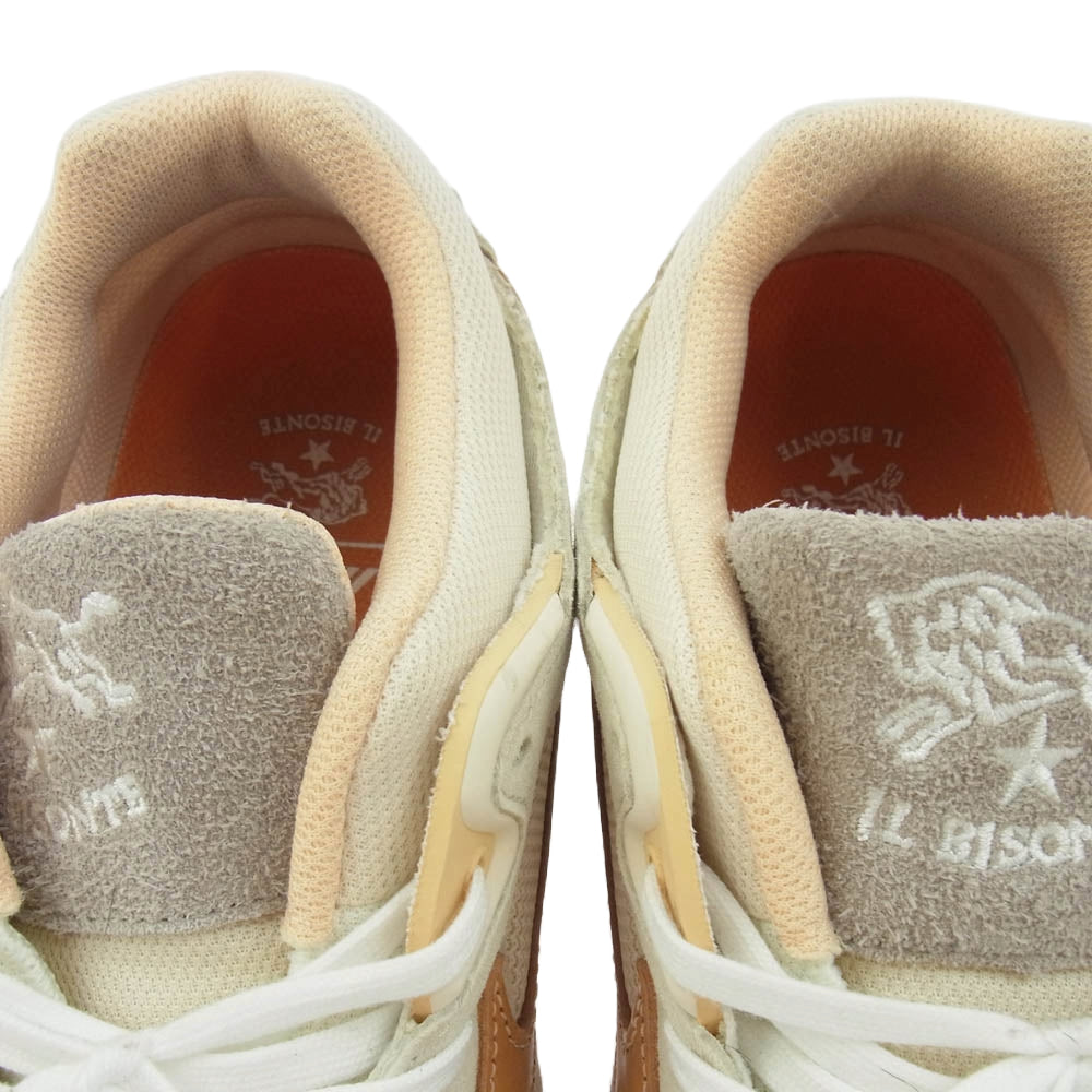 Mizuno ミズノ D1GG240201 IL BISONTE イルビゾンテ別注 SKY MEDAL スカイ メダル ローカット スニーカー ベージュ系 グレー系 27cm【中古】