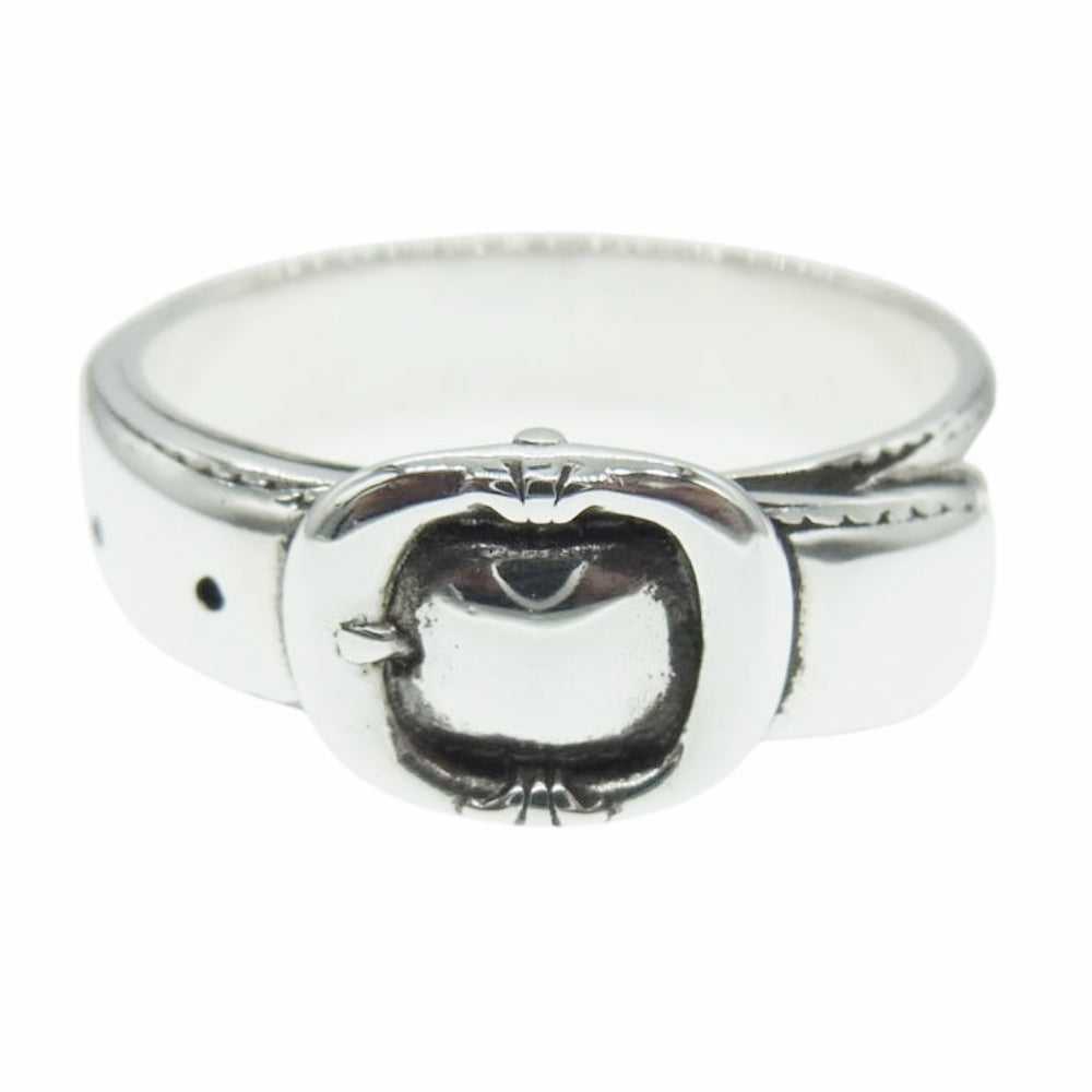 CHROME HEARTS クロムハーツ（原本無） 伊勢丹新宿店購入時レシート原本付属 BELTED GUNSLINGER SM ガンスリンガー ベルテッド リング シルバー系 21.5号【極上美品】【中古】