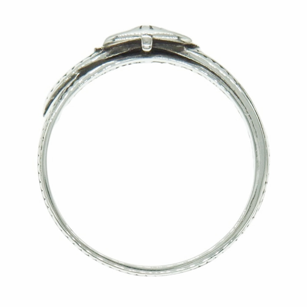 CHROME HEARTS クロムハーツ（原本無） 伊勢丹新宿店購入時レシート原本付属 BELTED GUNSLINGER SM ガンスリンガー ベルテッド リング シルバー系 21.5号【極上美品】【中古】