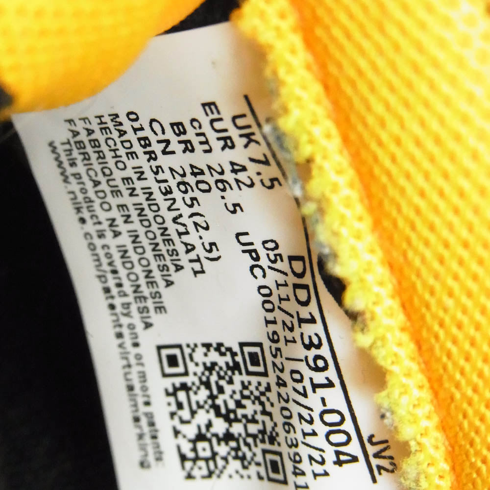 NIKE ナイキ DD1391-004 Dunk Low Championship Goldenrod ダンク ロー イエロー系 ブラック系 26.5cm【中古】