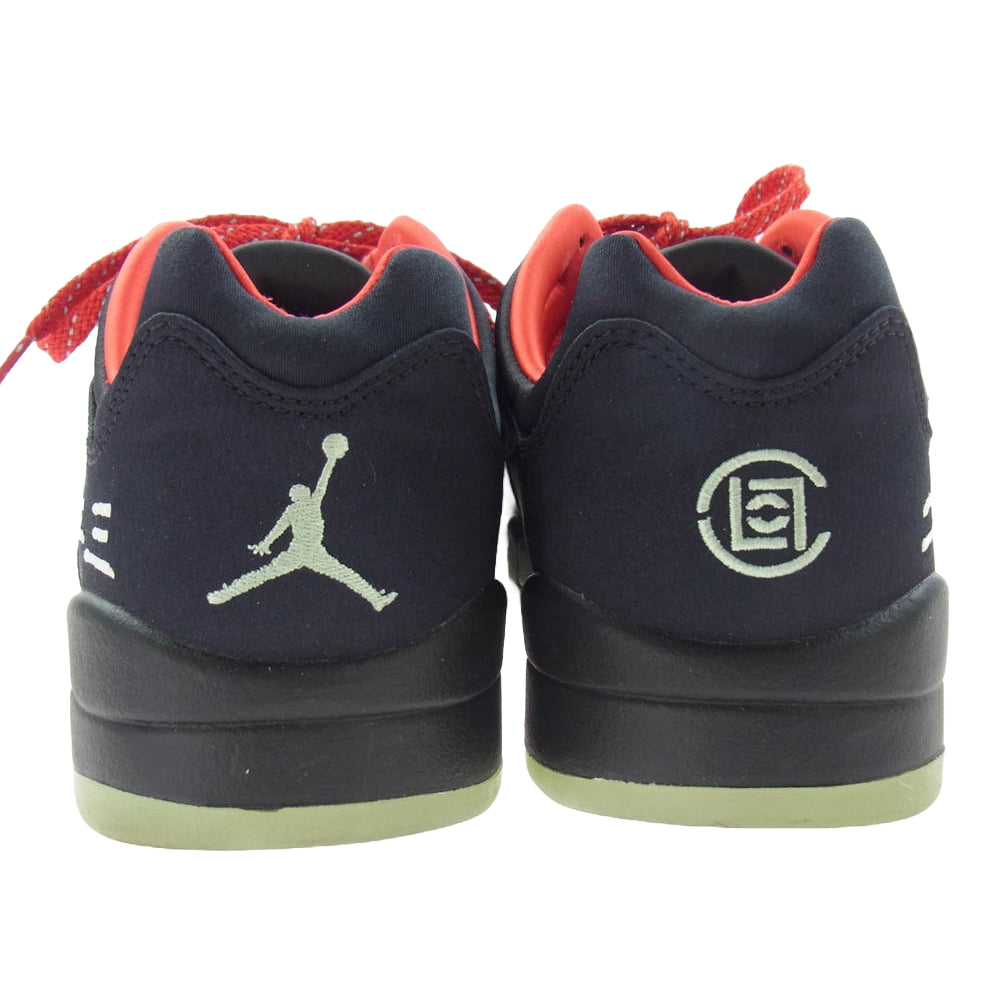 NIKE ナイキ DM4640-036 × CLOT クロット Air Jordan 5 Low Jade 5 Low エアジョーダン5 ロー スニーカー ブラック系 レッド系 27.5cm【中古】