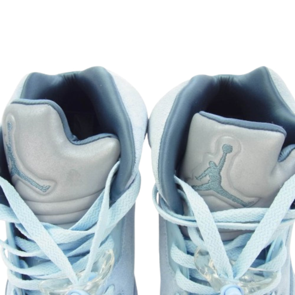 NIKE ナイキ DD9336-400 Air Jordan 5 Retro Blue Bird エアジョーダン 5 レトロ ブルーバード スニーカー ライトブルー系 27.5cm【中古】