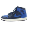 NIKE ナイキ 554724-412 Air Jordan 1 Mid Obsidian Game Royal AJ1 エアジョーダン1 ミッド スニーカー ブルー系 ネイビー系 28cm【中古】