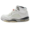 NIKE ナイキ 136027-104 AIR JORDAN 5 RETRO WHITE CET エアジョーダン5 レトロ スニーカー ホワイト系 28.5cm【中古】