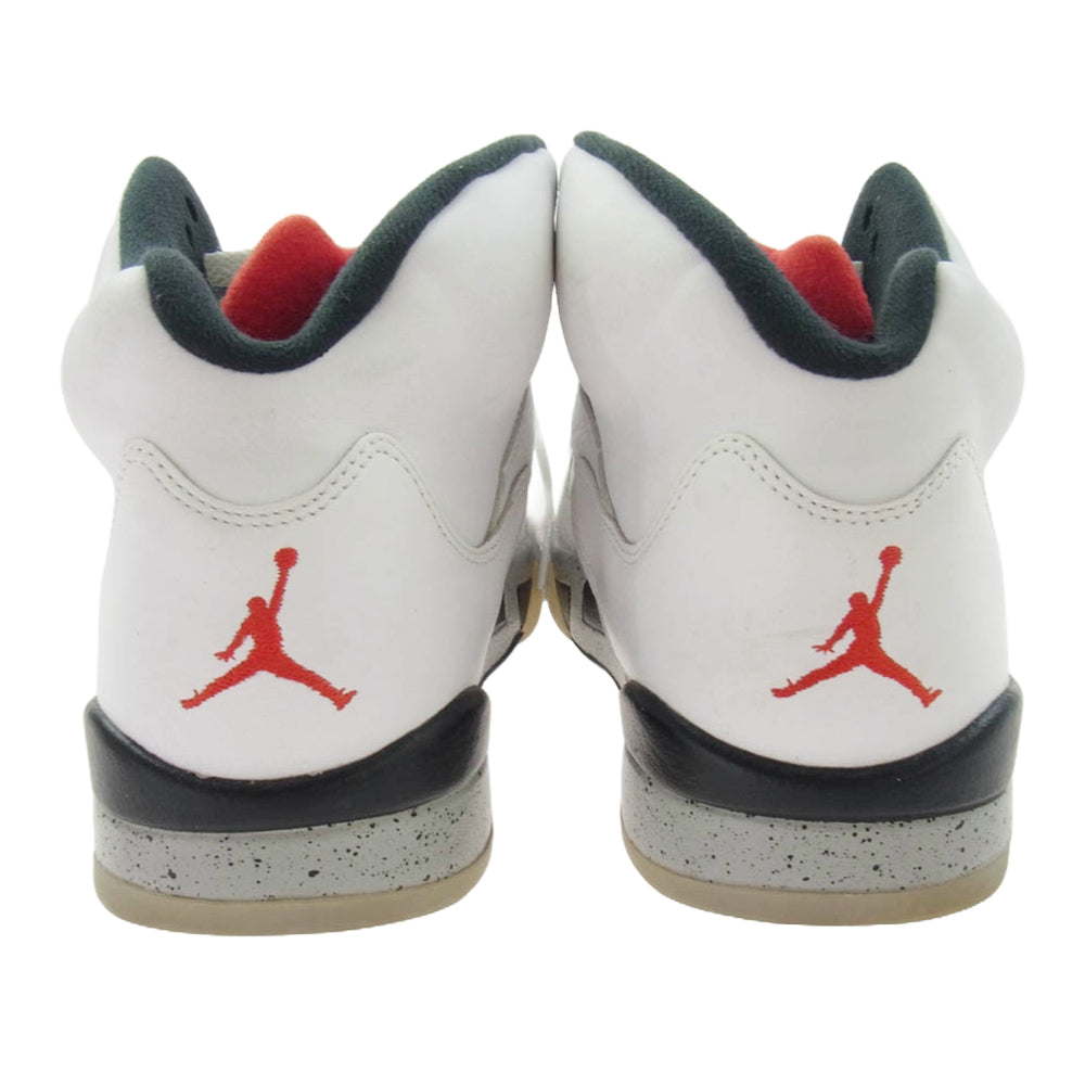NIKE ナイキ 136027-104 AIR JORDAN 5 RETRO WHITE CET エアジョーダン5 レトロ スニーカー ホワイト系 28.5cm【中古】