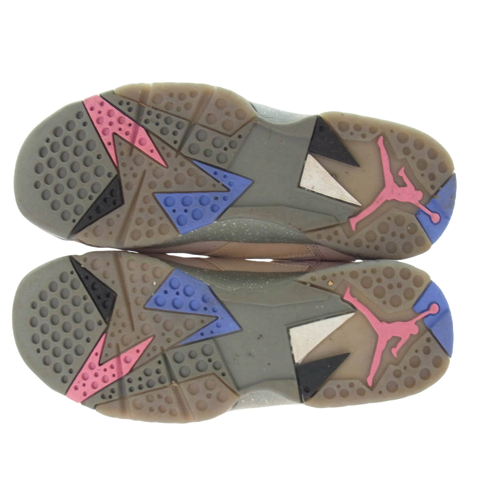 NIKE ナイキ DJ2636-204 Air Jordan 7 SE Sapphire エアジョーダン7 SE スニーカー ベージュ系 ピンク系 26cm【中古】