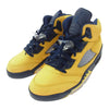 NIKE ナイキ CQ9541-704 AIR JORDAN 5 MICHIGAN エアジョーダン5 ミシガン スニーカー イエロー系 ネイビー系 28cm【中古】