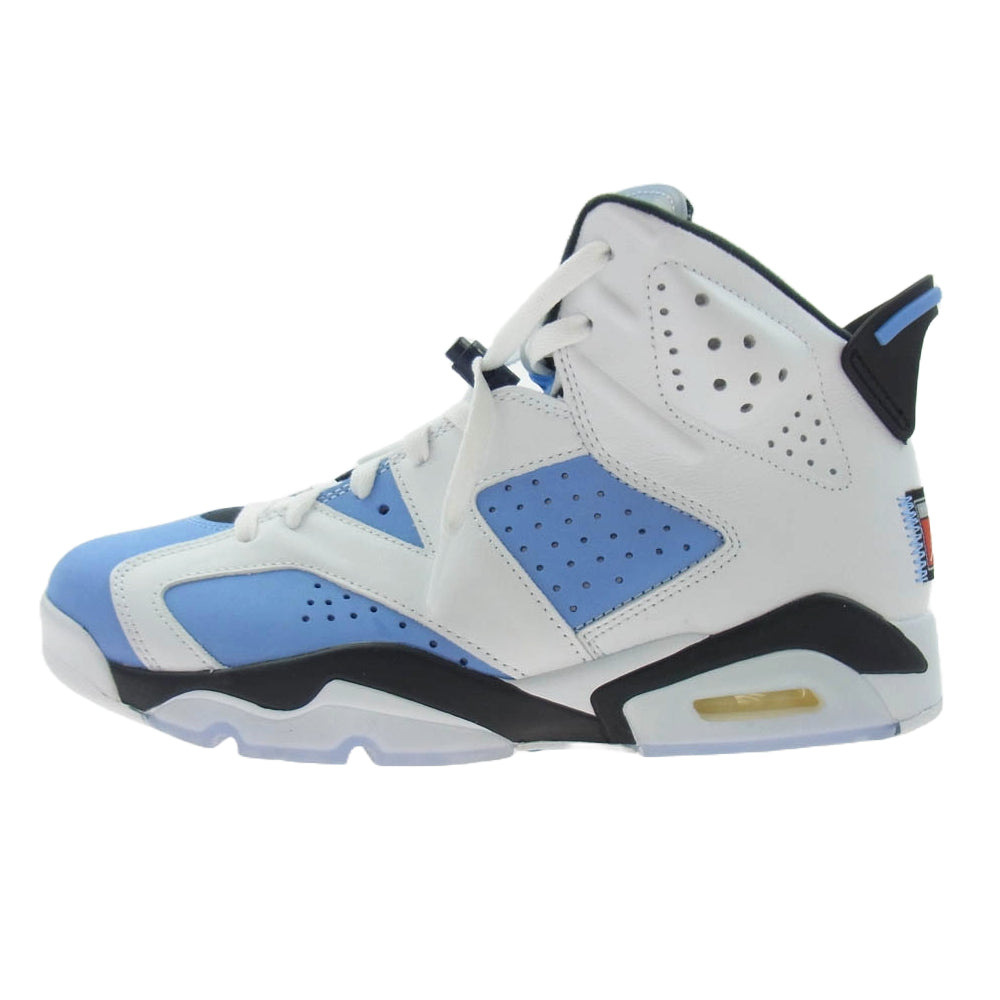 NIKE ナイキ CT8529-410 Air Jordan 6 UNC エアジョーダン6 スニーカー ホワイト系 ライトブルー系 28cm【中古】