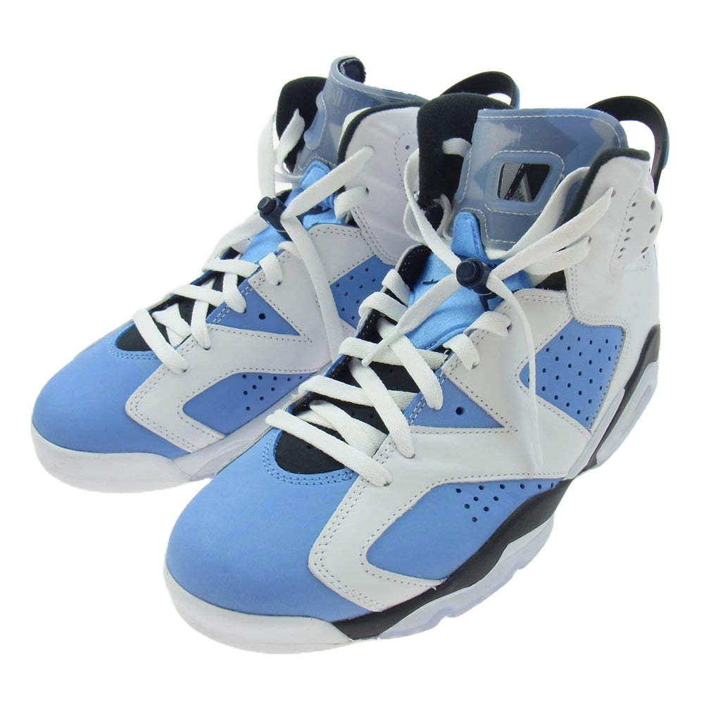 NIKE ナイキ CT8529-410 Air Jordan 6 UNC エアジョーダン6 スニーカー ホワイト系 ライトブルー系 28cm【中古】