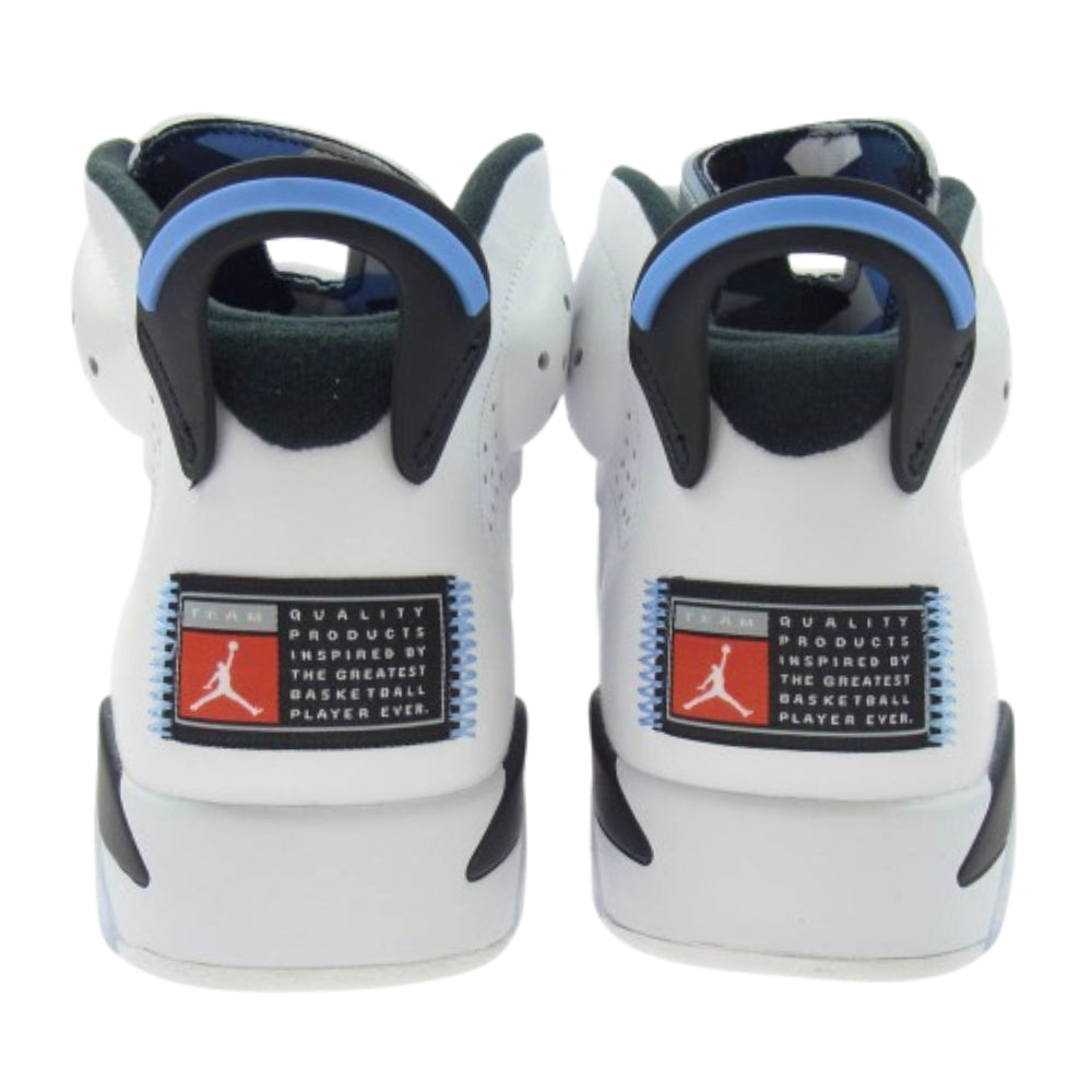 NIKE ナイキ CT8529-410 Air Jordan 6 UNC エアジョーダン6 スニーカー ホワイト系 ライトブルー系 28cm【中古】