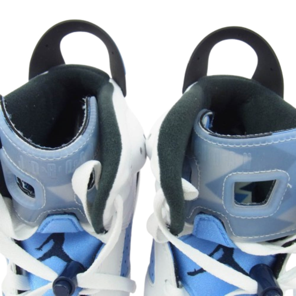 NIKE ナイキ CT8529-410 Air Jordan 6 UNC エアジョーダン6 スニーカー ホワイト系 ライトブルー系 28cm【中古】