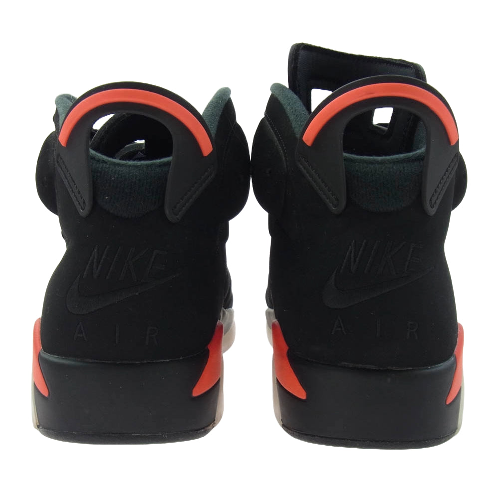 NIKE ナイキ 384664-060 AIR JORDAN 6 RETRO OG BLACK INFRARED エアジョーダン6 OG スニーカー ブラック系 レッド系 28cm【中古】