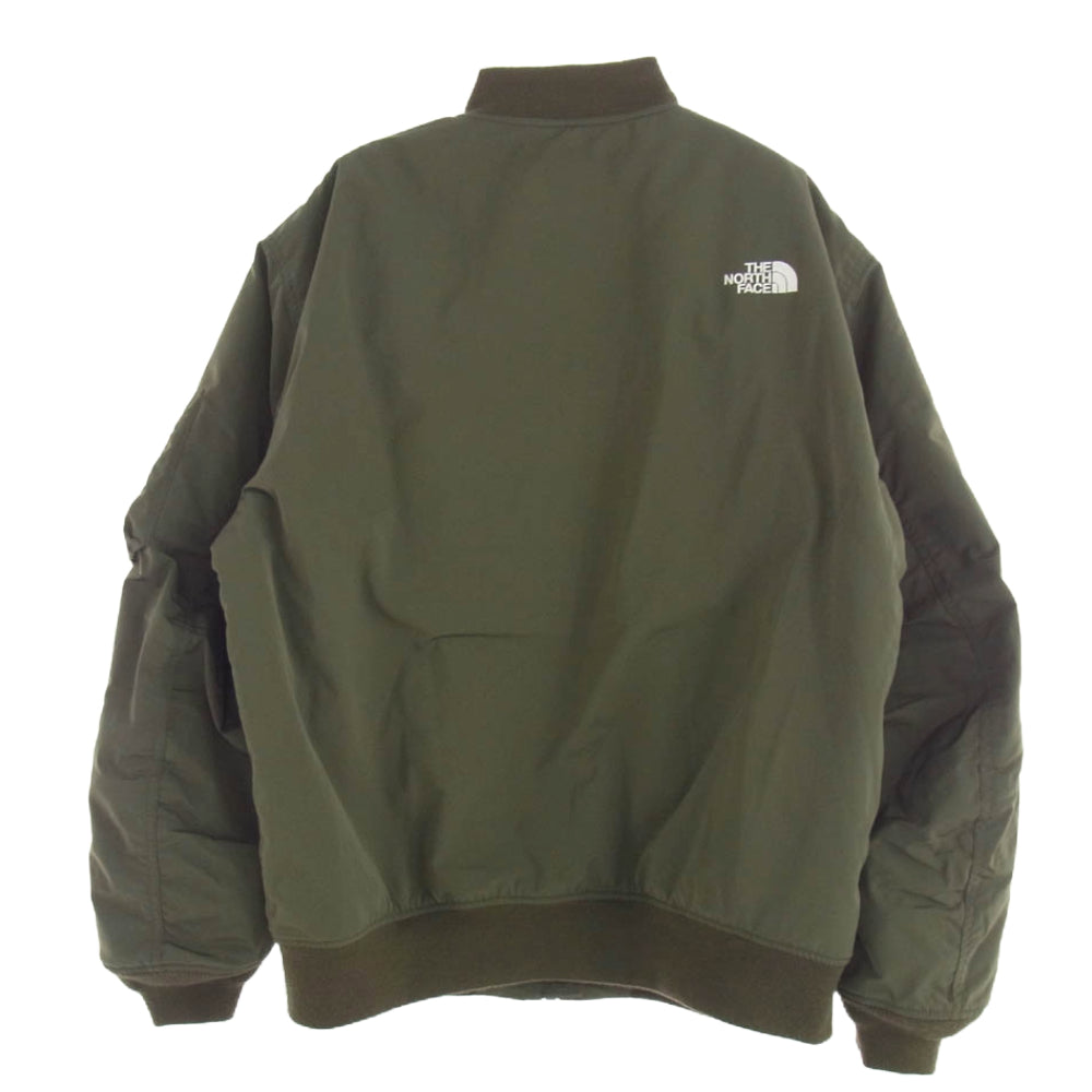 THE NORTH FACE ノースフェイス NY82132 INSULATION BOMBER JACKET インシュレーション ボンバー ジャケット ブルゾン カーキ系 XL【中古】
