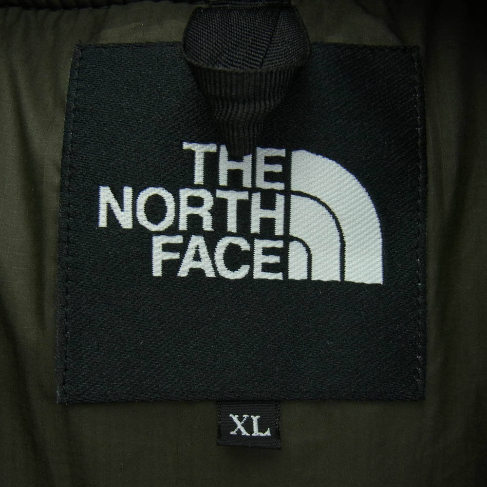 THE NORTH FACE ノースフェイス NY82132 INSULATION BOMBER JACKET インシュレーション ボンバー ジャケット ブルゾン カーキ系 XL【中古】