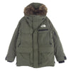 THE NORTH FACE ノースフェイス ND91920 SOUTHERN CROSS PARKA サザンクロス パーカ ファー ダウン ジャケット カーキ系 L【中古】