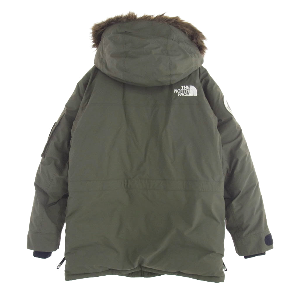 THE NORTH FACE ノースフェイス ND91920 SOUTHERN CROSS PARKA サザンクロス パーカ ファー ダウン ジャケット カーキ系 L【中古】