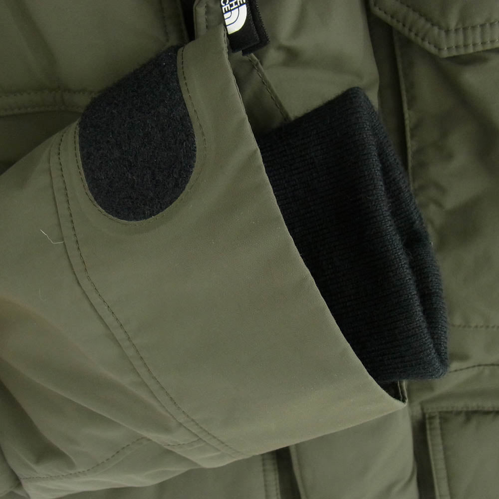 THE NORTH FACE ノースフェイス ND91920 SOUTHERN CROSS PARKA サザンクロス パーカ ファー ダウン ジャケット カーキ系 L【中古】