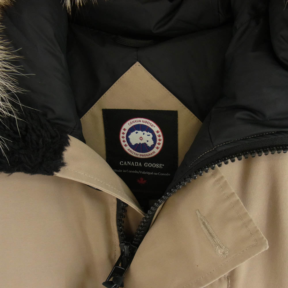 CANADA GOOSE カナダグース 68F8490 グリフィンインターナショナルタグ JASPER PARKA ジャスパー ダウンジャケット ベージュ系 L【中古】