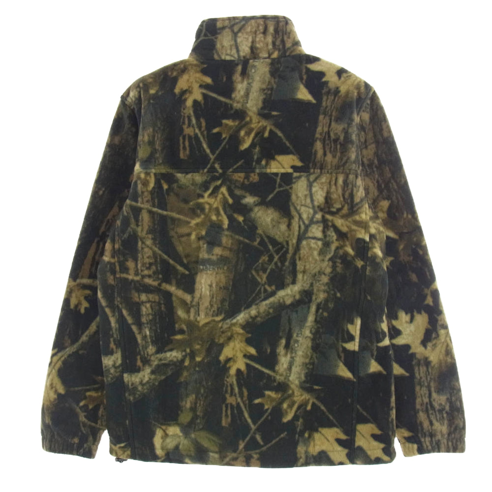 Columbia コロンビア WE6017 STEENS MOUNTAIN PRINTED JACKET スティーンズ カモフラ マウンテン フリース ジャケット ブラック系 ブラウン系 L【中古】