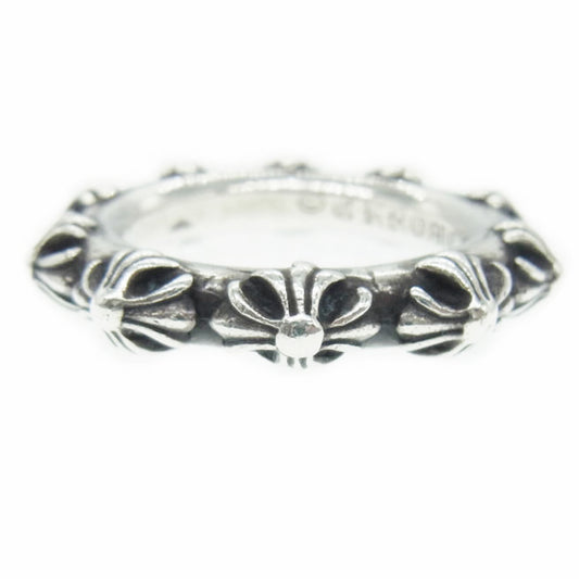 CHROME HEARTS クロムハーツ（原本無） CROSS BAND RING クロスバンド リング シルバー系 24号【中古】