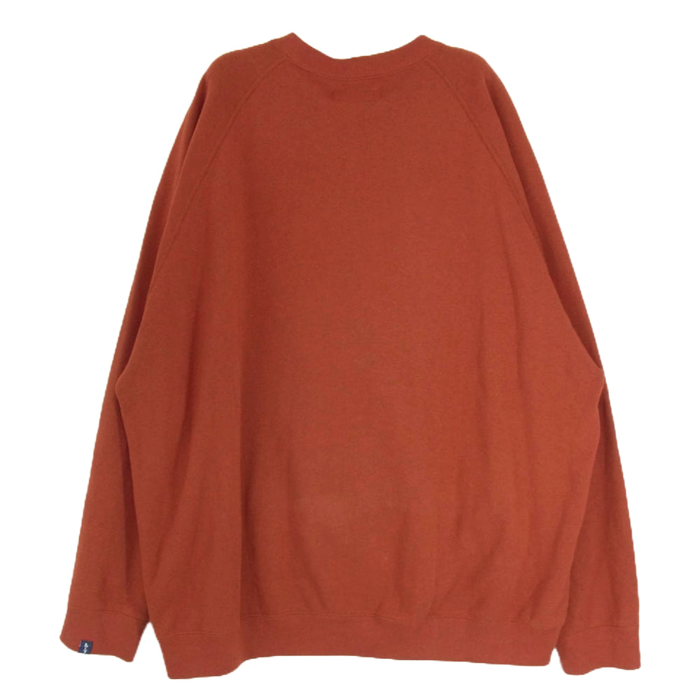 GRAPHPAPER グラフペーパー GU223-70112B × LOOPWHEELER for GP Raglan Sweat ループウィラー ラグラン スウェット バーガンディー系 2【中古】