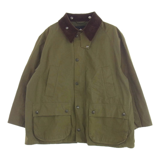 Barbour バブアー LOOSE BEDALE ルーズ ビデイル コットン ブルゾン ジャケット カーキ系 46【中古】