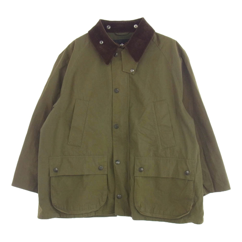 Barbour バブアー LOOSE BEDALE ルーズ ビデイル コットン ブルゾン ジャケット カーキ系 46【中古】