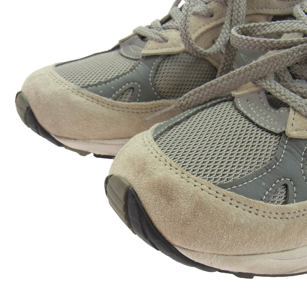 NEW BALANCE ニューバランス M991GL イングランド製 スエード ローカットスニーカー グレー系 8【中古】