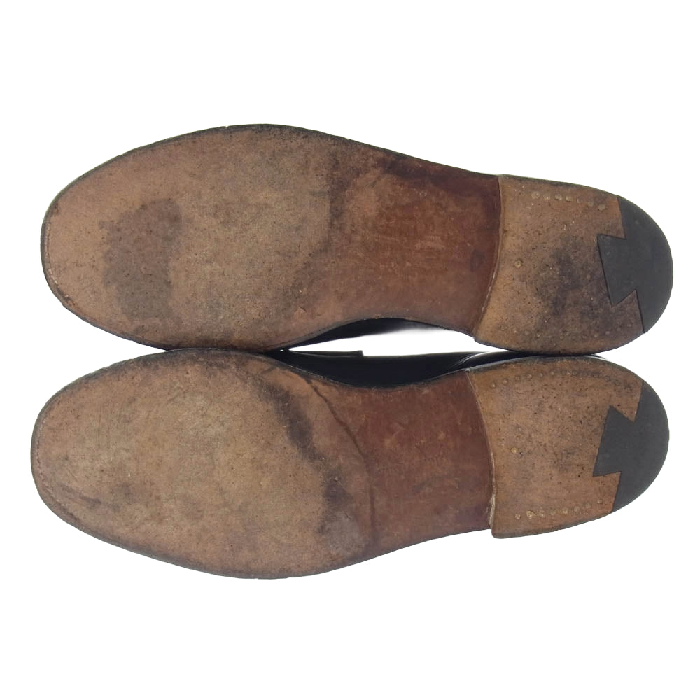John Lobb ジョンロブ 9050 Sスタンプ CAMPUS キャンパス  レザー ローファー グリーン系 7E【中古】 John Lobb ジョンロブ 9050 Sスタンプ CAMPUS キャンパス コイン