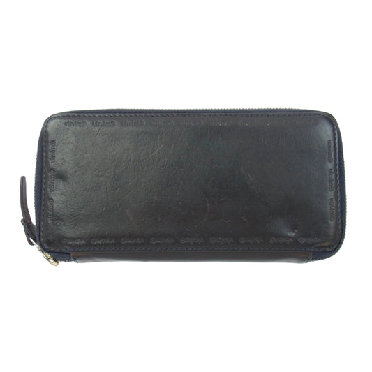 VISVIM ビズビム 17SS VEGGIE LONG WALLET スウェーデン産ベジタブルタンニングカウレザー 牛革 長財布 ダークブラウン系【中古】