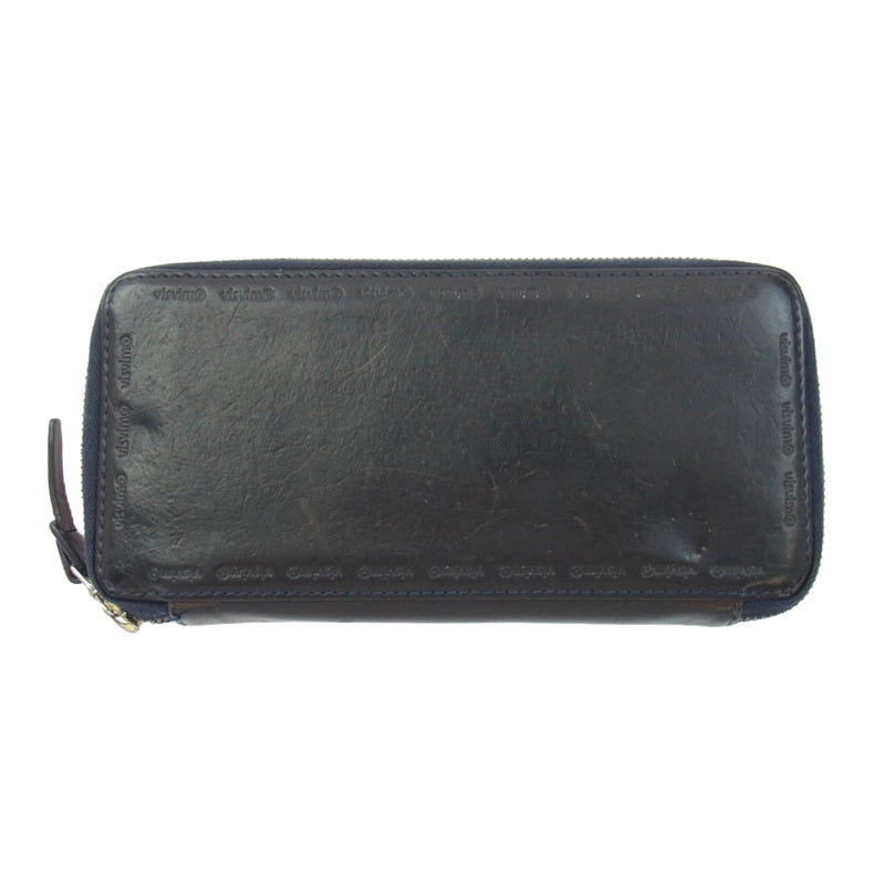 VISVIM ビズビム 17SS VEGGIE LONG WALLET スウェーデン産ベジタブルタンニングカウレザー 牛革 長財布 ダークブラウン系【中古】