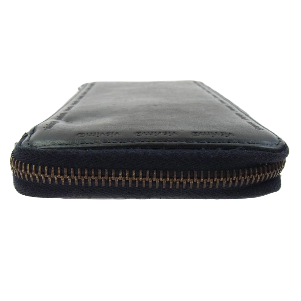 VISVIM ビズビム 17SS VEGGIE LONG WALLET スウェーデン産ベジタブルタンニングカウレザー 牛革 長財布 ダークブラウン系【中古】