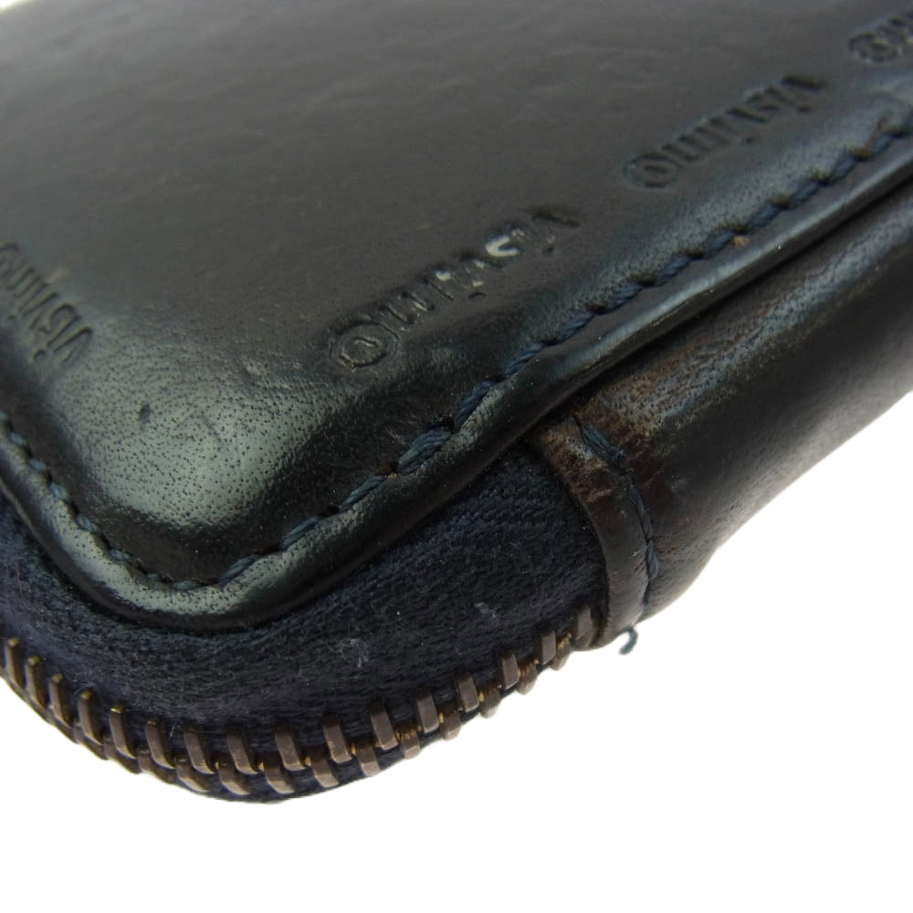 VISVIM ビズビム 17SS VEGGIE LONG WALLET スウェーデン産ベジタブルタンニングカウレザー 牛革 長財布 ダークブラウン系【中古】