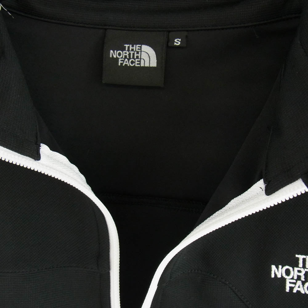 THE NORTH FACE ノースフェイス NT61845 Mach 5 JKT JACKET Jersey マッハ5 ジャージー トラックジャケット フルジップ パーカー ブラック系 S【美品】【中古】
