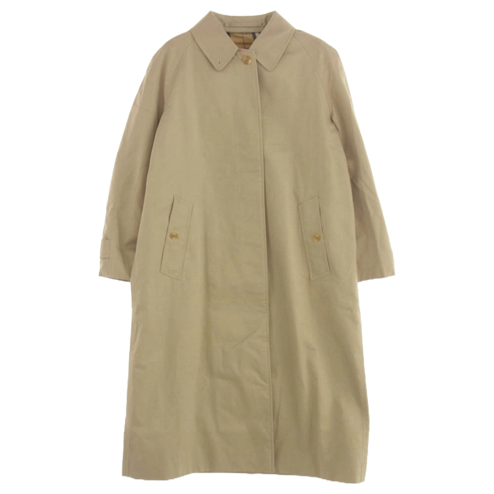 BURBERRY バーバリー イングランド製 裏地ノバチェック ステンカラー コート ベージュ系【中古】