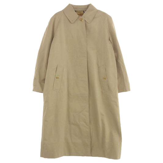 BURBERRY バーバリー イングランド製 裏地ノバチェック ステンカラー コート ベージュ系【中古】