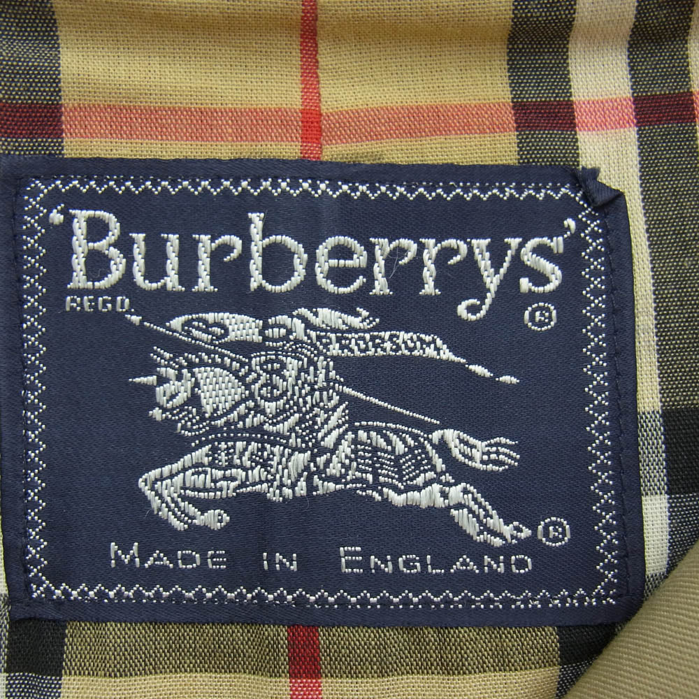 BURBERRY バーバリー イングランド製 裏地ノバチェック ステンカラー コート ベージュ系【中古】