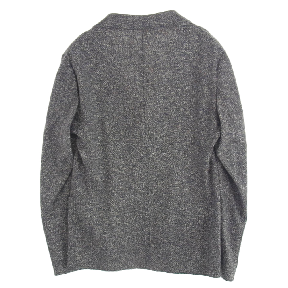 Emporio Armani エンポリオ・アルマーニ COLLEZIONI コレッツィオーニ Tailored Jacket テーラード ジャケット グレー グレー系 マルチカラー系 ITA 50【中古】