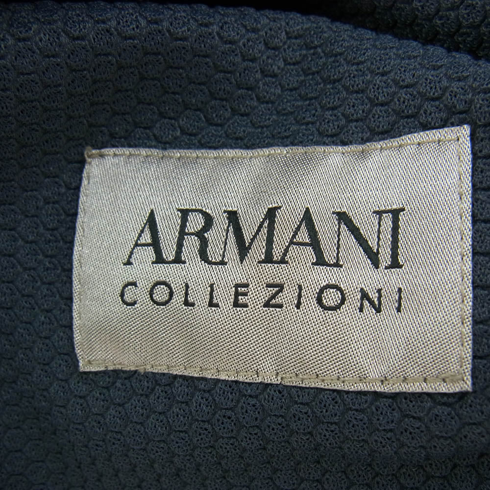 Emporio Armani エンポリオ・アルマーニ COLLEZIONI コレッツィオーニ メッシュ ジャケット ネイビー系 48【中古】