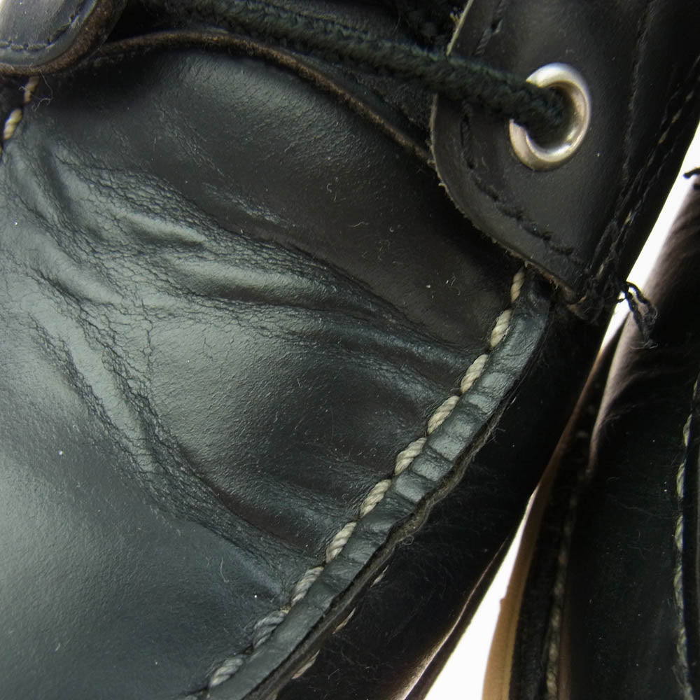 RED WING レッドウィング 8179 90S 四角犬タグ アイリッシュセッター 6インチ モックトゥ ブーツ ブラック系 US8.5E【中古】