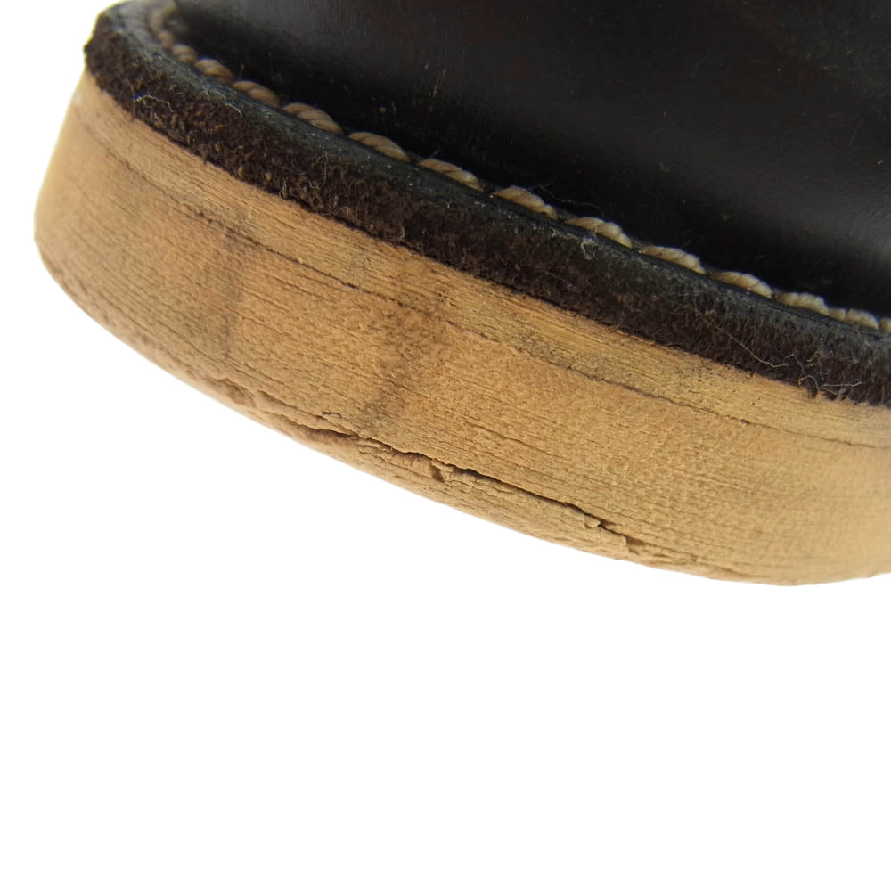 RED WING レッドウィング 8179 90S 四角犬タグ アイリッシュセッター 6インチ モックトゥ ブーツ ブラック系 US8.5E【中古】