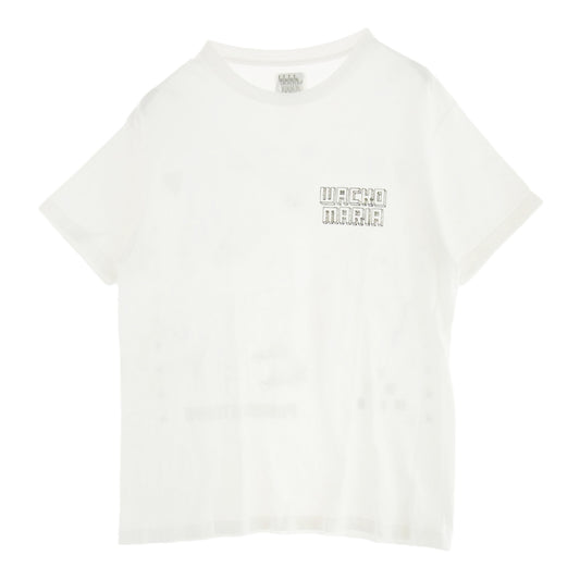 WACKO MARIA ワコマリア 世界平和プロジェクト CREW NECK T-SHIRT Tシャツ ホワイト系 L【中古】