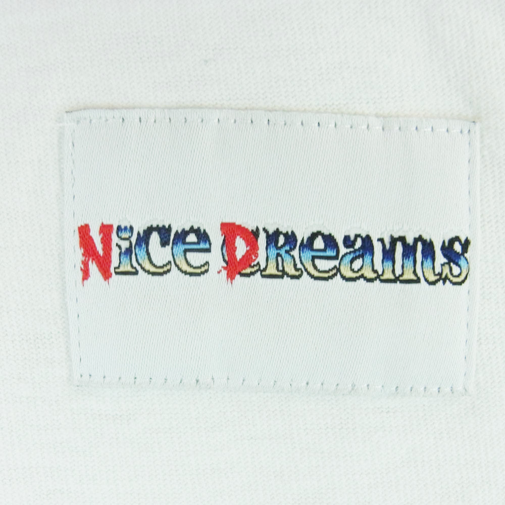WACKO MARIA ワコマリア NICE DREAMS WASHED HEAVY WEIGHT CREW NECK T-SHIRT チーチ＆チョン 半袖 Tシャツ ホワイト系 XL【中古】