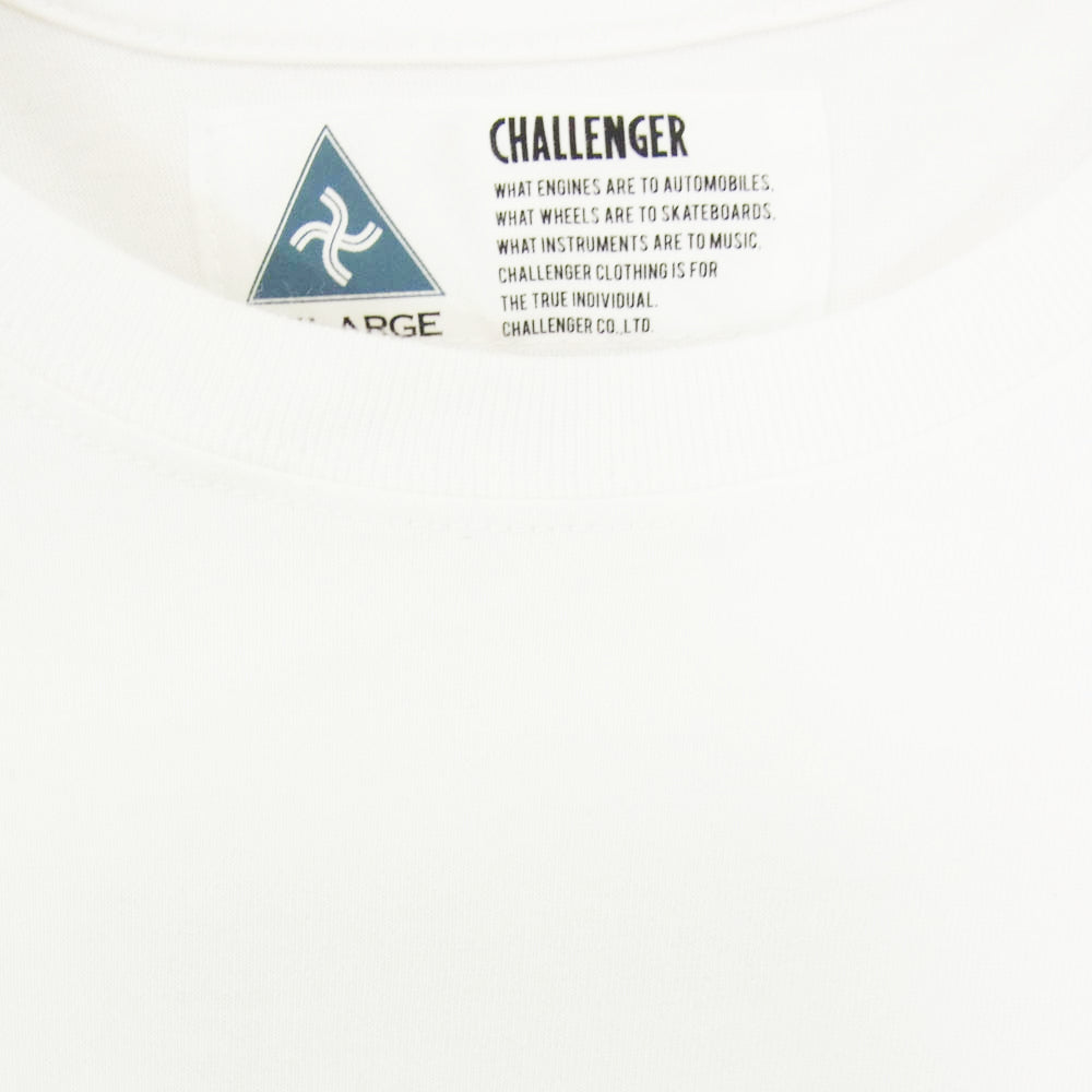 CHALLENGER チャレンジャー 21AW x NEIGHBORHOOD ネイバーフッド SKULL TEE スカル Tシャツ ホワイト系 XXL【中古】