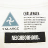 CHALLENGER チャレンジャー 21AW x NEIGHBORHOOD ネイバーフッド SKULL TEE スカル Tシャツ ホワイト系 XXL【中古】