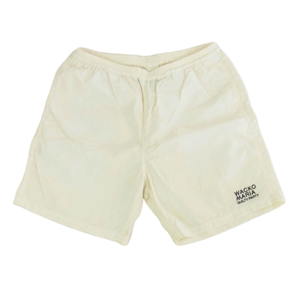 WACKO MARIA ワコマリア BOARD SHORTS ショート ハーフパンツ ホワイト系【中古】
