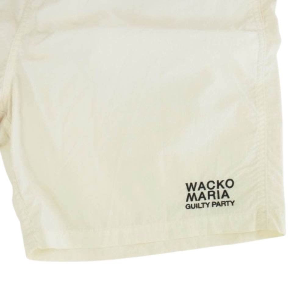 WACKO MARIA ワコマリア BOARD SHORTS ショート ハーフパンツ ホワイト系【中古】