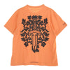 CHROME HEARTS クロムハーツ（原本無） VINE DGR T-SHIRT バックダガー プリント ポケット Tシャツ オレンジ系 XL【中古】