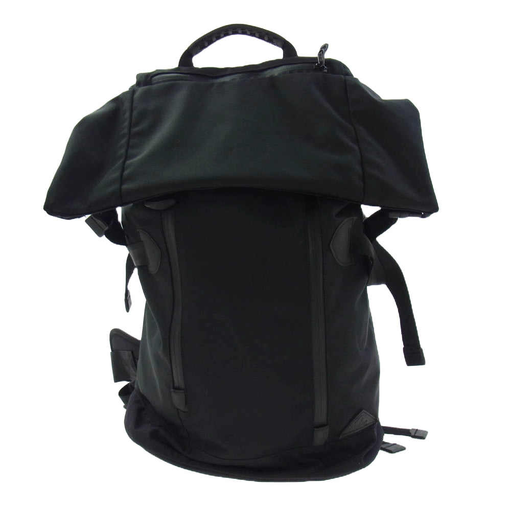 DATUM ロールトップ リュックサック バックパック ブラック系【中古】