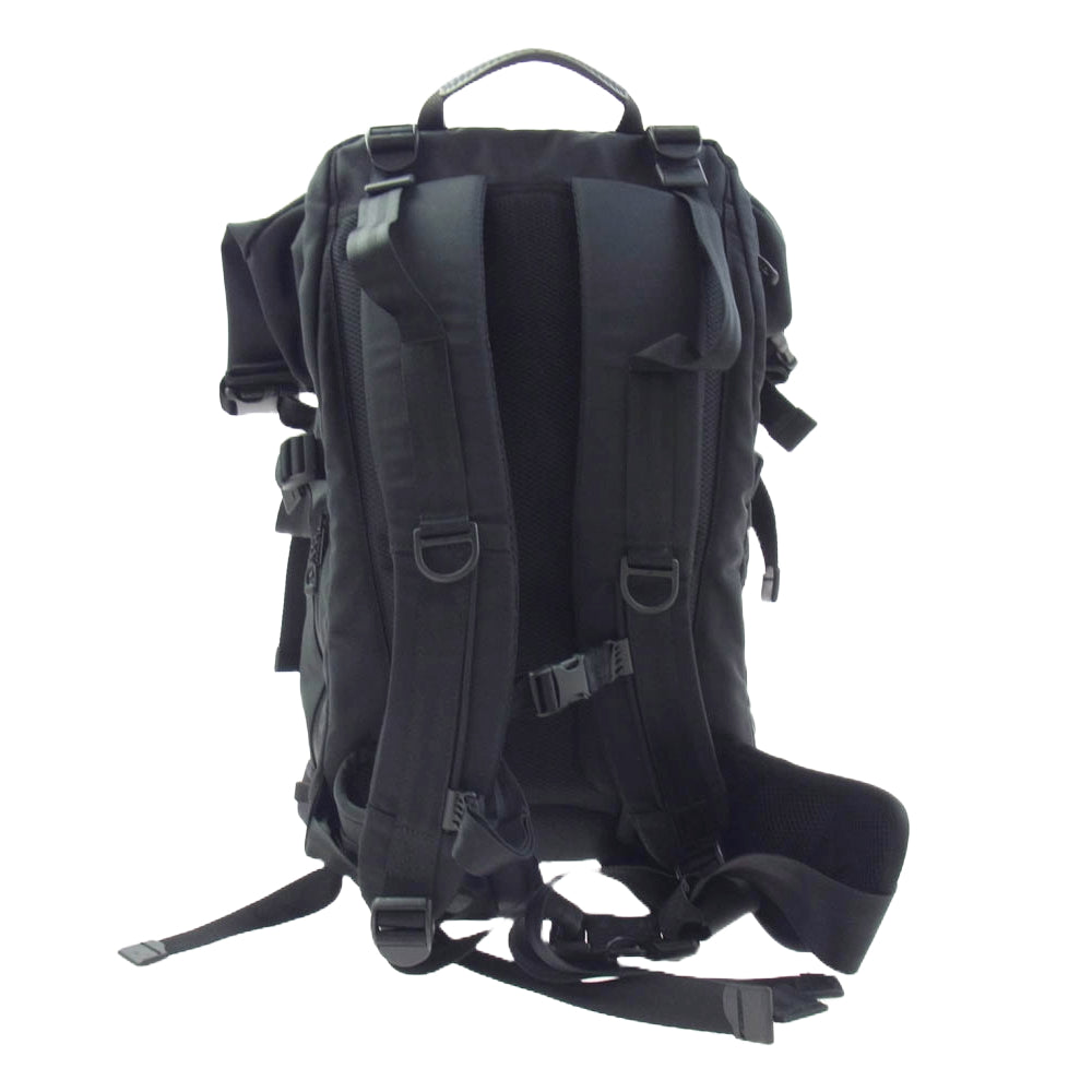 DATUM ロールトップ リュックサック バックパック ブラック系【中古】